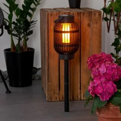 lampe solaire Joinville LED Noir, 1 lumière