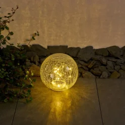 lampe solaire Jurmala LED Transparent, 1 lumière
