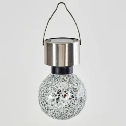 Lampe solaire Ledoux Acier inoxydable, 1 lumière