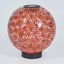 lampe solaire Leonard LED Rouge, Noir, 1 lumière