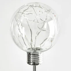 lampe solaire Liberec LED Argenté, 1 lumière, Changeur de couleurs