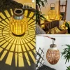 lampe solaire Mazomanie LED Bois clair, Rouille, 1 lumière