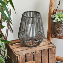 lampe solaire Mendola LED Gris, 1 lumière