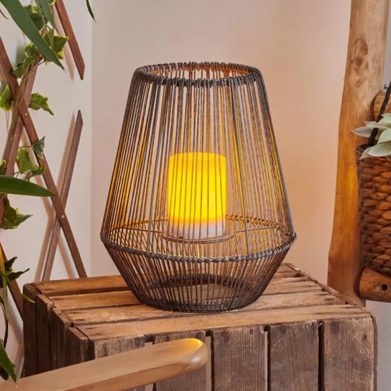 lampe solaire Mendola LED Gris, 1 lumière