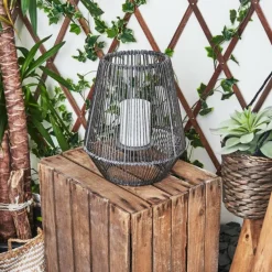 lampe solaire Mendola LED Gris, 1 lumière