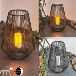 lampe solaire Mendola LED Gris, 1 lumière
