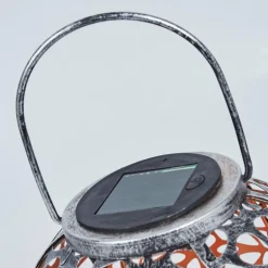 lampe solaire Moreland LED Cuivre, Noir, Argenté, 1 lumière