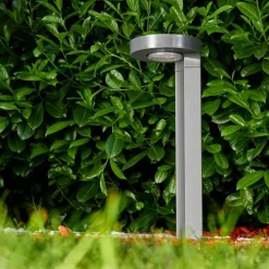 Lampe solaire Portmore LED Gris, 1 lumière