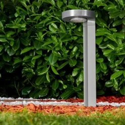Lampe solaire Portmore LED Gris, 1 lumière