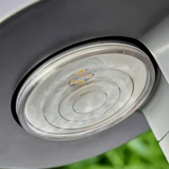 Lampe solaire Portmore LED Gris, 1 lumière