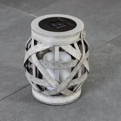lampe solaire Roanoke LED Gris, 1 lumière