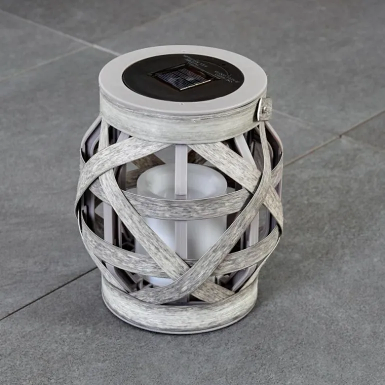 lampe solaire Roanoke LED Gris, 1 lumière