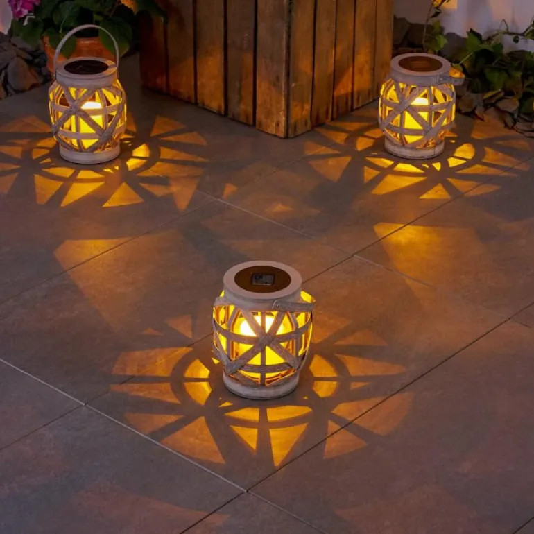lampe solaire Roanoke LED Gris, 1 lumière