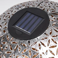 lampe solaire Samoao LED Cuivre, Noir, Argenté, 1 lumière