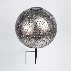 lampe solaire Samoao LED Cuivre, Noir, Argenté, 1 lumière