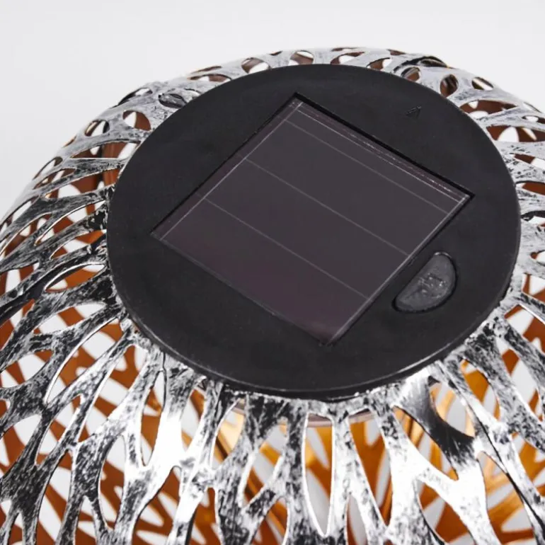 lampe solaire Samoao LED Cuivre, Noir, Argenté, 1 lumière