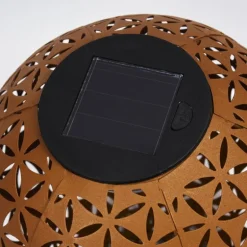 lampe solaire Samoao LED Rouille, Noir, 1 lumière