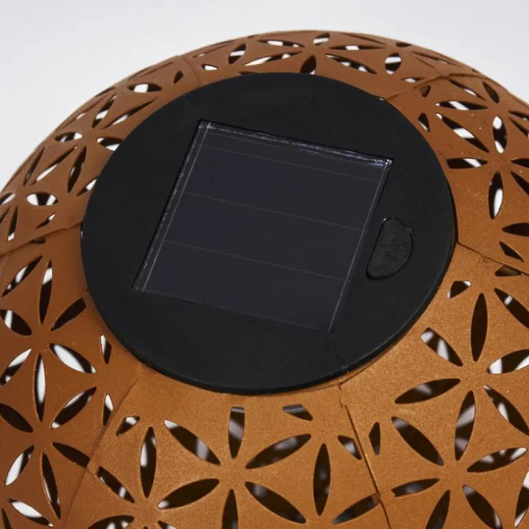 lampe solaire Samoao LED Rouille, Noir, 1 lumière