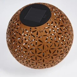 lampe solaire Samoao LED Rouille, Noir, 1 lumière