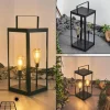 lampe solaire Sciolze LED Noir, Transparent, 2 lumières