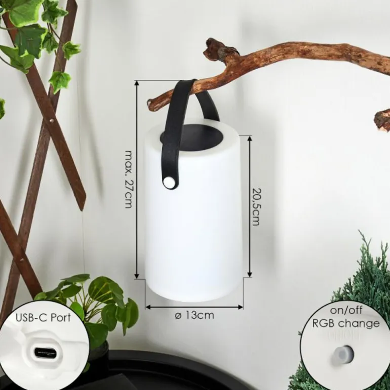 Lampe solaires Acebal LED Noir, Blanc, 1 lumière, Changeur de couleurs