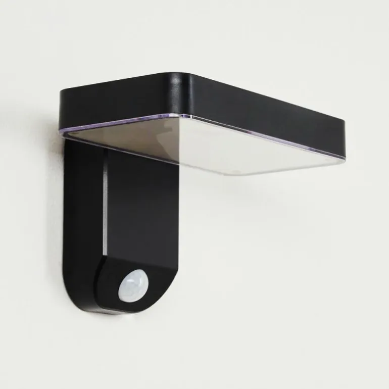 Lampe solaires Bondarp LED Noir, 1 lumière, Détecteur de mouvement