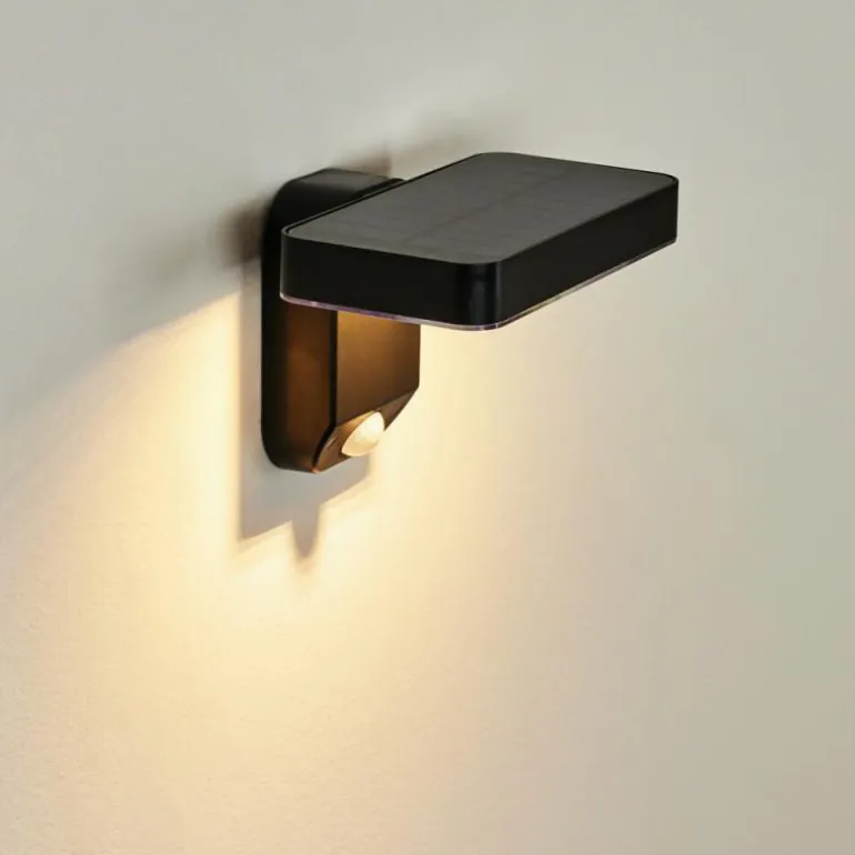 Lampe solaires Bondarp LED Noir, 1 lumière, Détecteur de mouvement