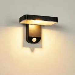 Lampe solaires Bondarp LED Noir, 1 lumière, Détecteur de mouvement