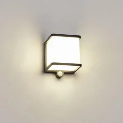 Lampe solaires Burseryd LED Anthracite, 1 lumière, Détecteur de mouvement