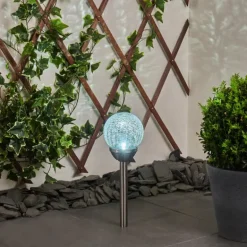 Lampe solaires Carbonia LED Nickel mat, 1 lumière