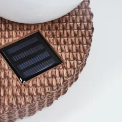 Lampe solaires Centrache LED Brun, 1 lumière