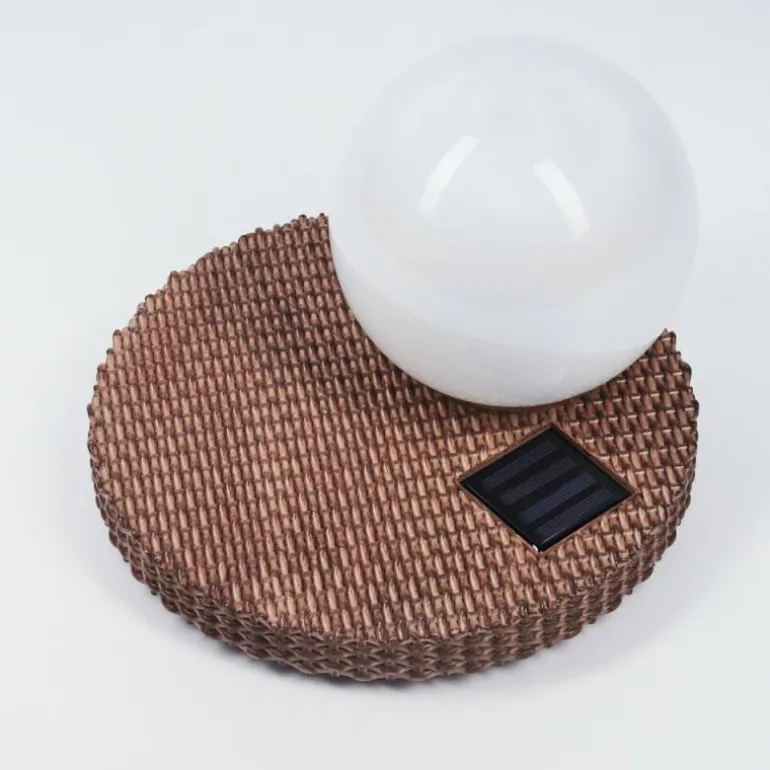 Lampe solaires Centrache LED Brun, 1 lumière