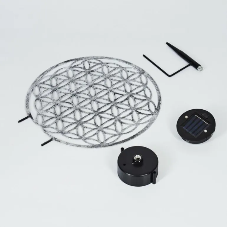 Lampe solaires Kupa LED Noir, Argenté, 2 lumières