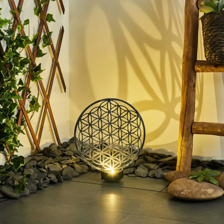 Lampe solaires Kupa LED Noir, Argenté, 2 lumières