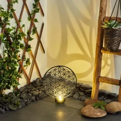 Lampe solaires Kupa LED Noir, Argenté, 2 lumières