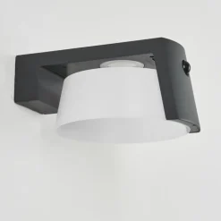 Lampe solaires Lafite LED Anthracite, 1 lumière, Détecteur de mouvement