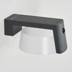 Lampe solaires Lafite LED Anthracite, 1 lumière, Détecteur de mouvement
