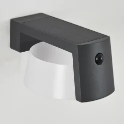 Lampe solaires Lafite LED Anthracite, 1 lumière, Détecteur de mouvement