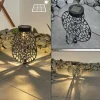 Lampe solaires Mesan LED Noir, Argenté, 1 lumière