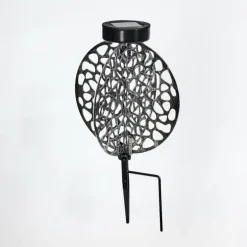 Lampe solaires Mesan LED Noir, Argenté, 1 lumière