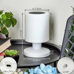 Lampe solaires Pontaut LED Blanc, 1 lumière