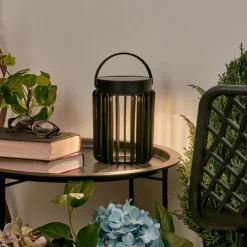 Lampe solaires Rossina LED Noir, 1 lumière