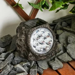 Lampe solaires Sameo LED Brun, 8 lumières