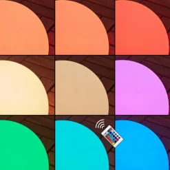 Lampe solaires Ykullen LED Noir, 1 lumière, Télécommandes, Changeur de couleurs