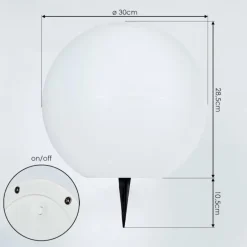 Lampe solaires Ykullen LED Noir, 1 lumière, Télécommandes, Changeur de couleurs
