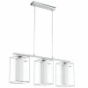 Lampe suspendue Eglo LONCINO 1 Chrome, 3 lumières