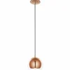 Lampe suspendue Eglo ROCAMAR Cuivre, 1 lumière