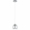Lampe suspendue Eglo ROCAMAR Chrome, 1 lumière