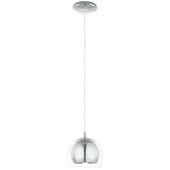 Lampe suspendue Eglo ROCAMAR Chrome, 1 lumière