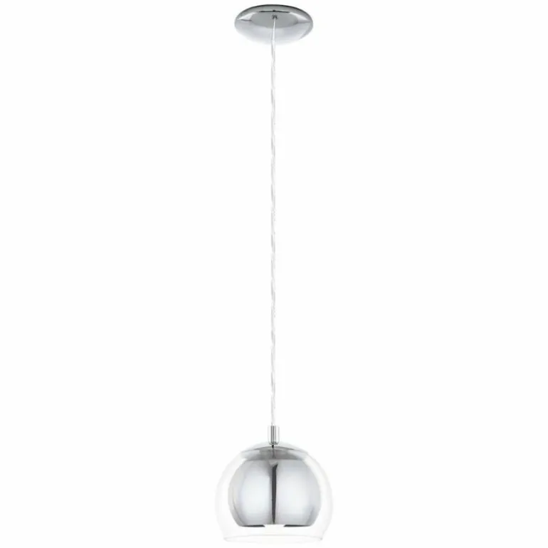 Lampe suspendue Eglo ROCAMAR Chrome, 1 lumière